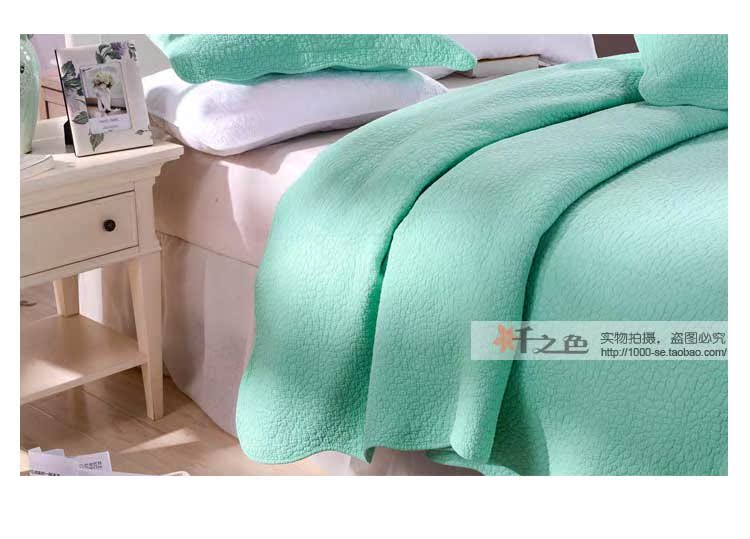 Mỹ bông màu quilting là đơn giản trải giường ba mảnh đơn đôi điều hòa không khí là đồng bằng chần chăn mỏng