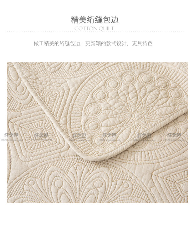 Cotton rắn màu cung điện thêu giường thêu retro được chia thành ba bộ giường trải giường ga phủ giường