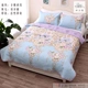 Phim hoạt hình Hàn Quốc chăn bông ba mảnh twill quilting bởi boy girl tấm điều hòa quilt đôi pad thảm trải giường thay đệm