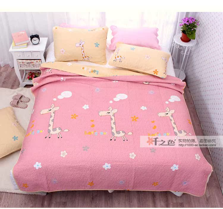 Các phim hoạt hình mới twill quilting được bao phủ bởi một hai mảnh điều hòa không khí của một đứa trẻ cotton 1.2 m giường bìa duy nhất mảnh mùa hè mát mẻ bìa