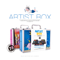 Mile childrens painting set art supplies crayon watercolor pen brush tool 3-6 years old painting stationery gift box