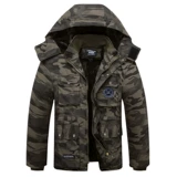 Демисезонный флисовый комплект для работы, хлопковая износостойкая камуфляжная куртка