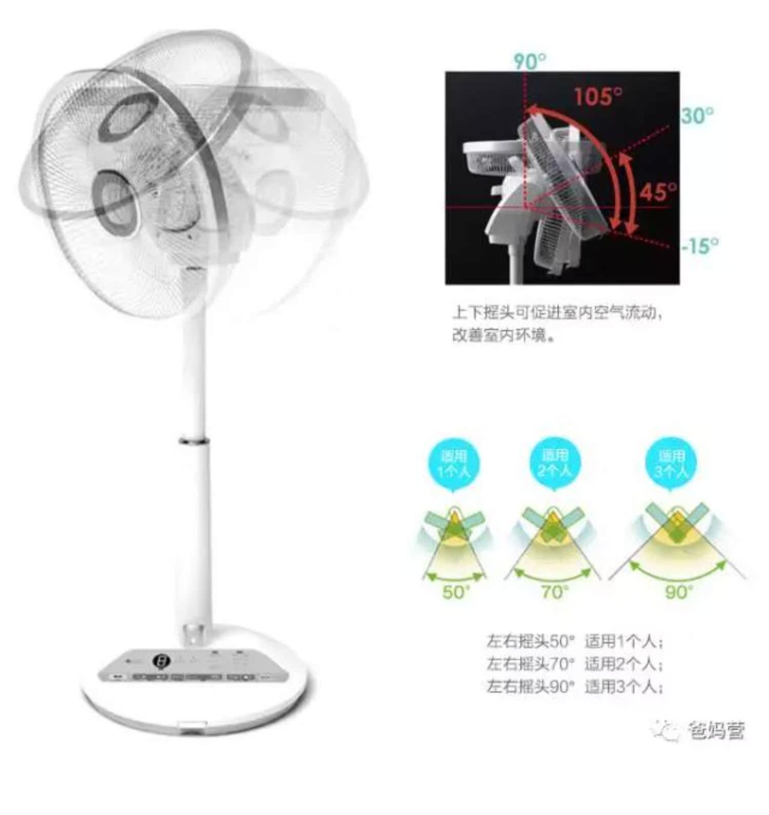 giá quạt senko Nhật Bản Quạt trần Morita / Morita Quạt trần im lặng Động cơ DC nhập khẩu mới từ Nhật Bản - Quạt điện quạt nhỏ