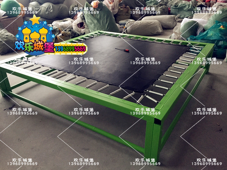 Naughty castle accessories bunging bed surface network jumping bed mesh imported black mesh trampoline mattress thickening