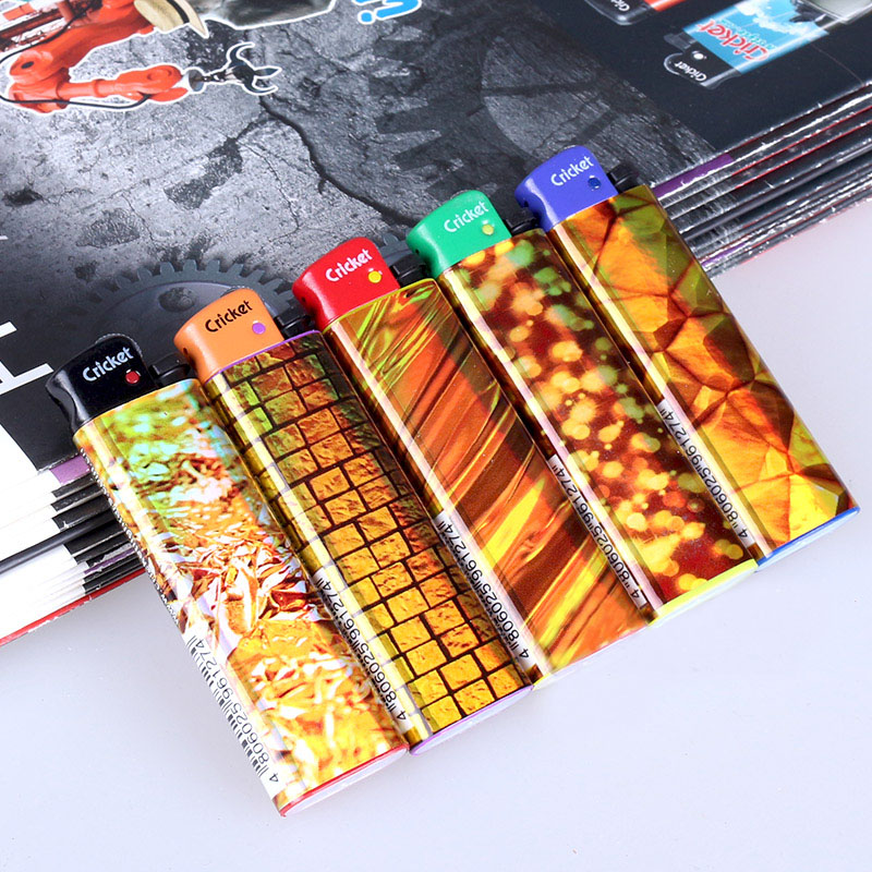 Nhập khẩu dế châu chấu nhẹ hơn chống cháy nổ cá tính sáng tạo graffiti dùng một lần mua bật lửa cối tàu