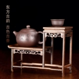 Hongtu Удача с твердым деревянным чашкой чайная церемония богсовые полки курицы