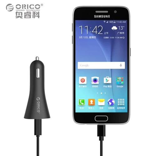 Орико автомобиль зарядное устройство автомобиль сигарет более легкая скорость с высокой скоростью USB -зарядка многофункциональная автомобильная автомобиль зарядка автомобиля зарядка