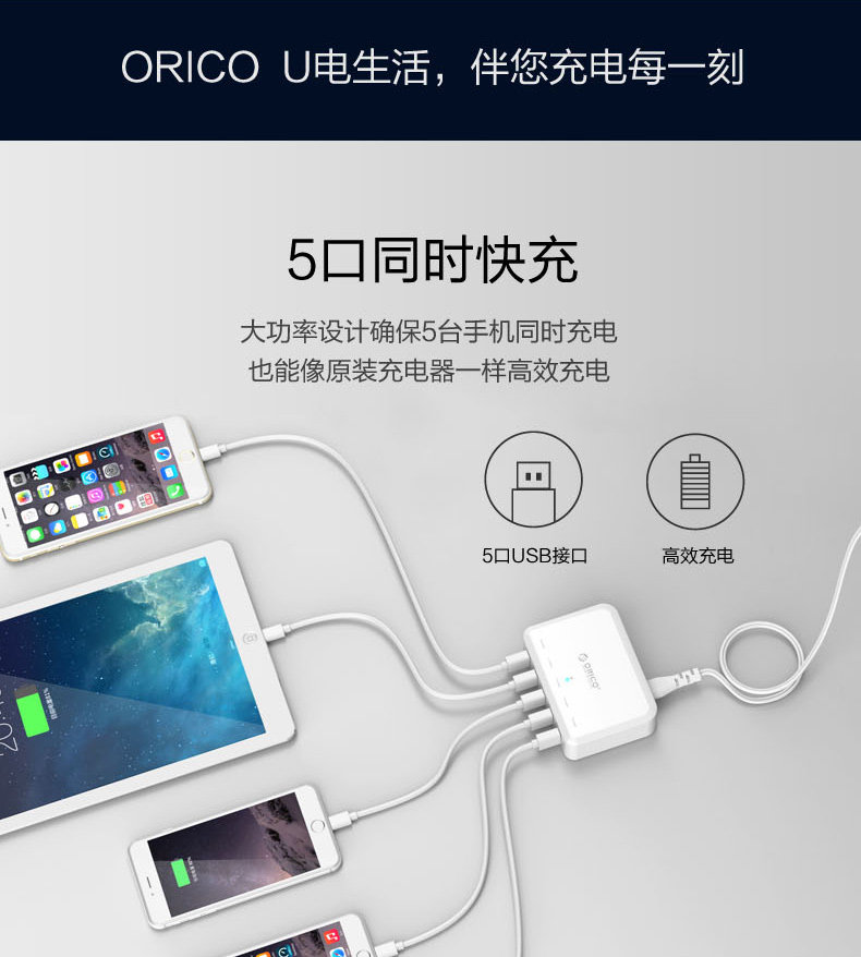 chargeur ORICO pour téléphones APPLE APPLE - Ref 1294510 Image 7