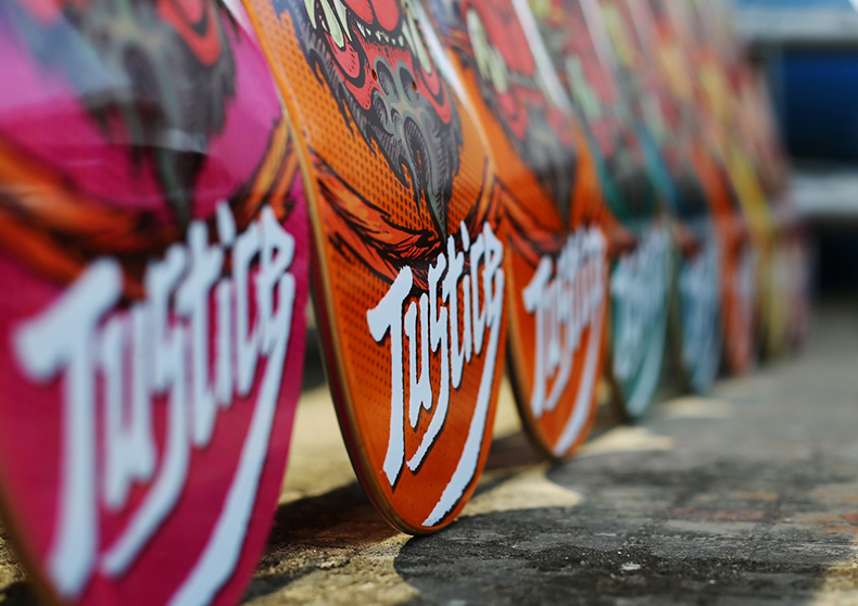 Skateboard pour homme femme JUSTICE - Ref 2597634 Image 5