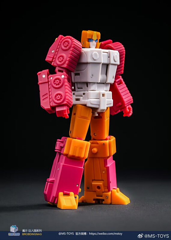 Rubik's Cube Ms-B64 Calculation King Drill Rig Transforming Toy Small Scale Boy's Gift Collectible Model Combination