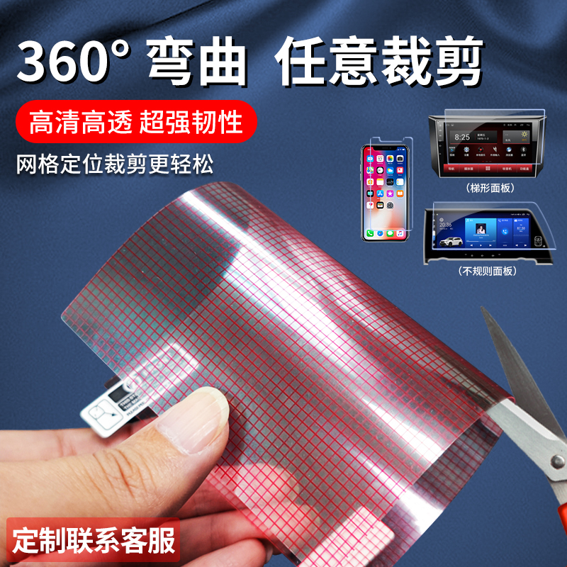 Large Universal Cuttable Screen Protector for Mobile Phones, Car Navigation, Central Control, Tablet Computer, A4 Paper, High-Definition, Scratch-Resistant, Matte, Anti-Reflective, Camera, Learning Machine, Industrial Touch Screen Film
