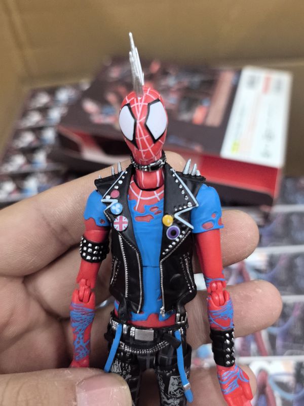 Domestic Ct Factory Marvel Spider-Man: Across the Spider-Verse 2 Across the Universe Punk Hobbi Action Figure Model Domestic Ct Factory Marvel Spider-Man: Across the Spider-Verse 2 Across the Universe Punk Hobbi Action Figure Model