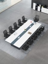 Simple and modern negotiation table and chair combination Large and small training meeting table Rectangular meeting table Long table Office furniture