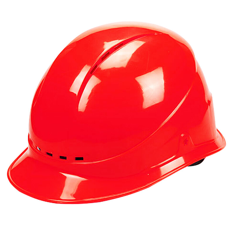 ABS Safety Helmet Bike Safety Helmet Site Leader Electrician National Standard Thickened Anti-Smash Impact Cap Engineering Breathable