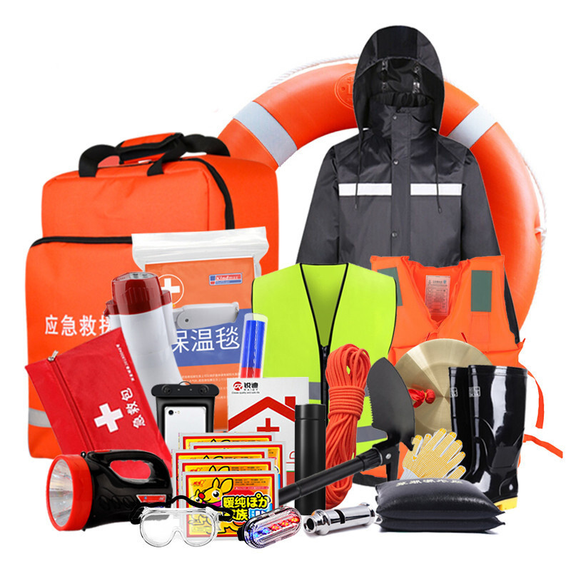 Flood Control Rescue Escape Kit Fire Flood Control Equipment Rainy Season Flood Season Patrol Survival Kit Disaster Relief Supplies Tool Set