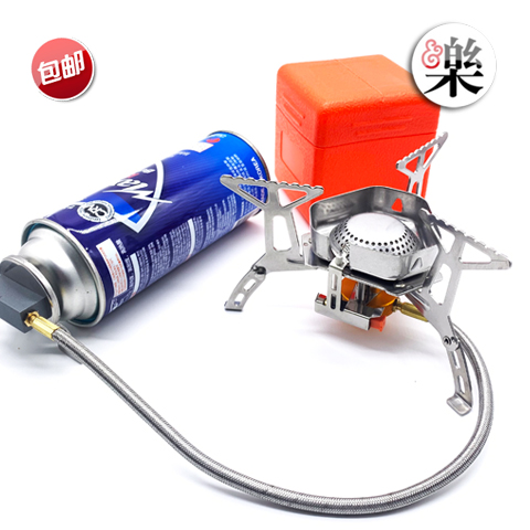  Portable outdoor stove Field wild cooking stove stove stove cooker suit Mengfire gas furnace-Taobao