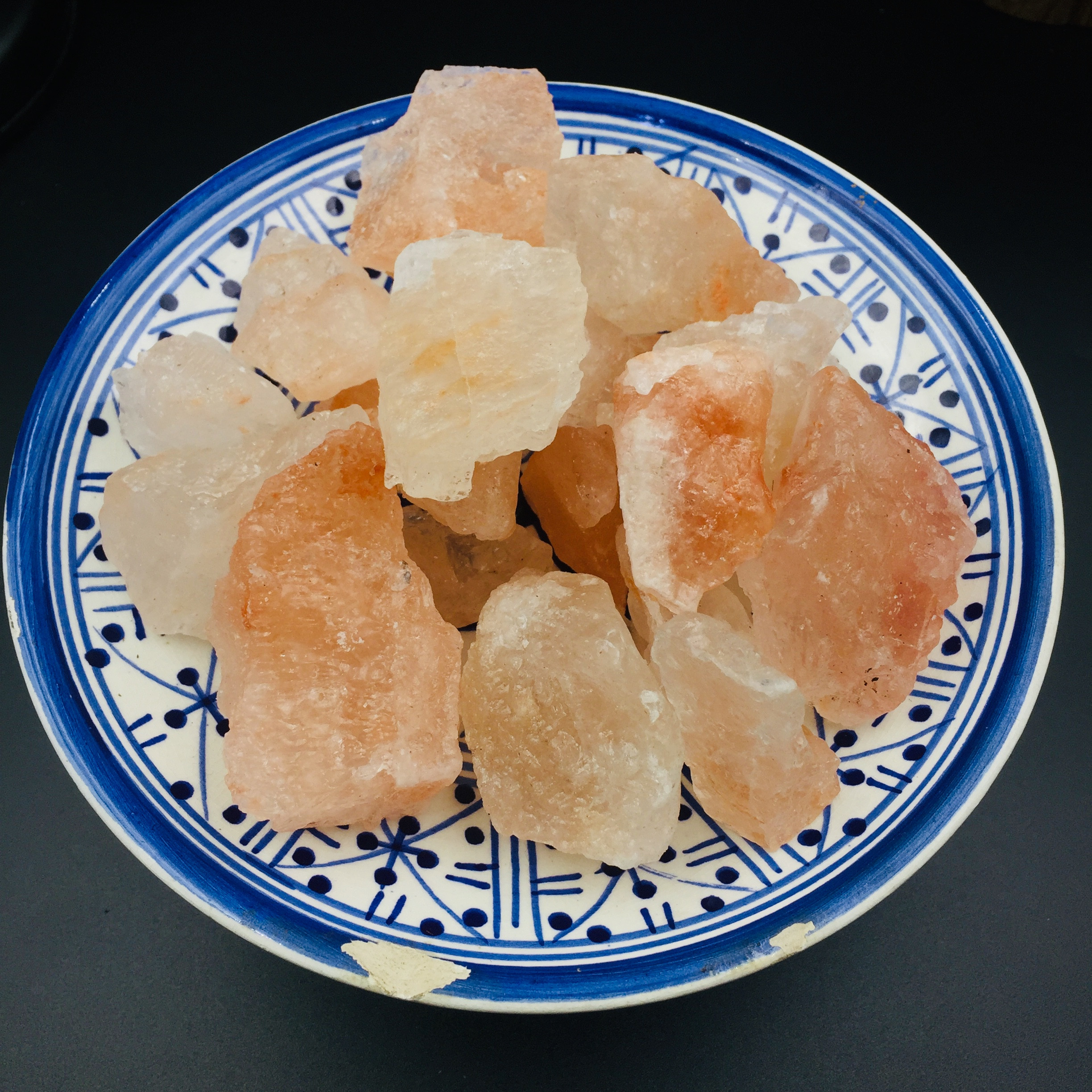 500 gr Himalaya Salt Crystal Salt Block Bath Salt DIY Salt Light Accessories Rose Salt Powder Salt Bath Salt