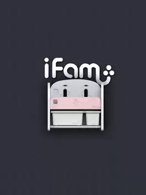 South Korea imported IFAM children's toy bookshelf mini multi-function plastic large-capacity combination storage cabinet finishing rack