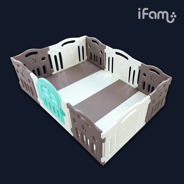 South Korea Imports IFAM Infant Child Fencing Baby Game Guard Rail can be matched with various dimensions Angle Crawling Cushion