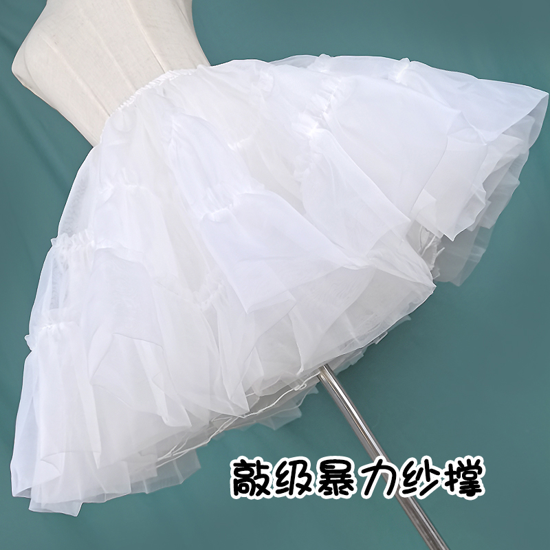 Roletta cosplay daily brace glass yarn without bone dress lolita dress lolita skirt with half body dress