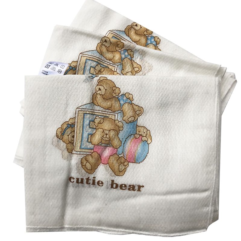 Baby Baby Spring/Summer Cotton Diamond Checkered Gauze Urine Absorbent Cloth Square Towel 70*70CM Printed Diaper 6 Packs