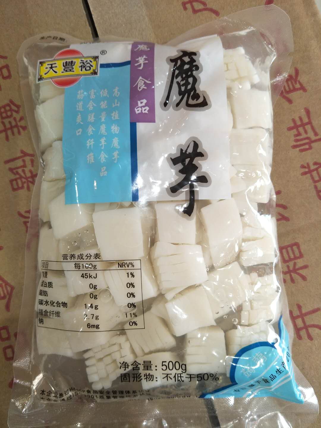 () Tianfeng Yukonjak Block Chrysanthemum Bay 500g * 5 Off-to-cook Spicy Hot Pot Vegetarian Dietary Fiber