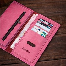 Ultra-thin Korean version of womens mid-length wallet womens small simple fashion womens wallet 2019 new fashion