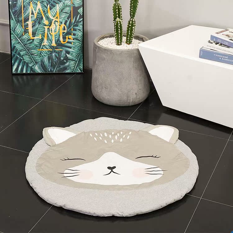 Machine washable Crawling mat Floor mat Sleeping mat Floor mat Cotton mat Baby crawling Children's reading area Carpet folding