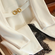 Original 388 Limited Double 12 day special price 268 elegant lace splicing goddess deposit early spring one-piece dress ME509