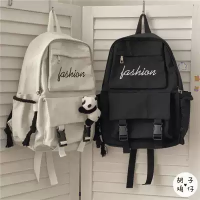 Japanese Harajuku dark girl student schoolbag Korean ins harbor style retro tooling backpack casual backpack male