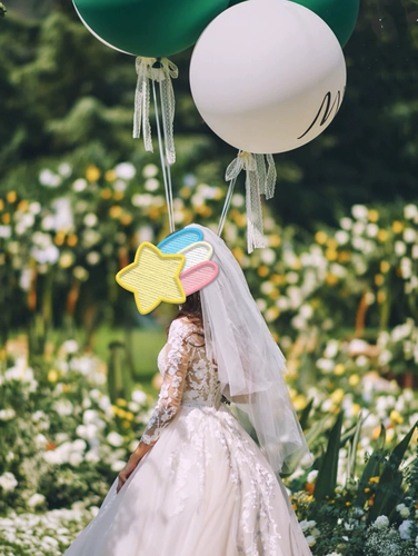 Ваш навсегда 36 -Миссис миссис М.С. Balloon Ins Outdoor Lawn Wedding Photo Свадьба свадебный дом макет