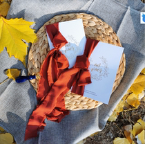 Yours forever original design ins wedding ceremony vows oath card declaration