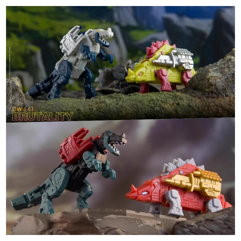 Dr. Wu Dw-E61&E62 Carnage Brutality Dinosaur Tape Set Compatible with Siege Kingdom Legacy Soundwave