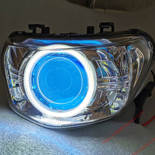 Yamaha Qiaoge i125 ດັດແປງ 3 ນິ້ວ Hai 5LED bi-light headlight headlight assembly angel eye xenon lamp