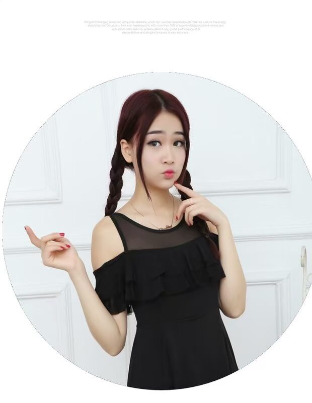Váy mỏng bụng váy bơi nữ ngực lớn ngực nhỏ thu thập bảo thủ thời trang đồ bơi XL mùa xuân nóng đồ tắm 2 mảnh