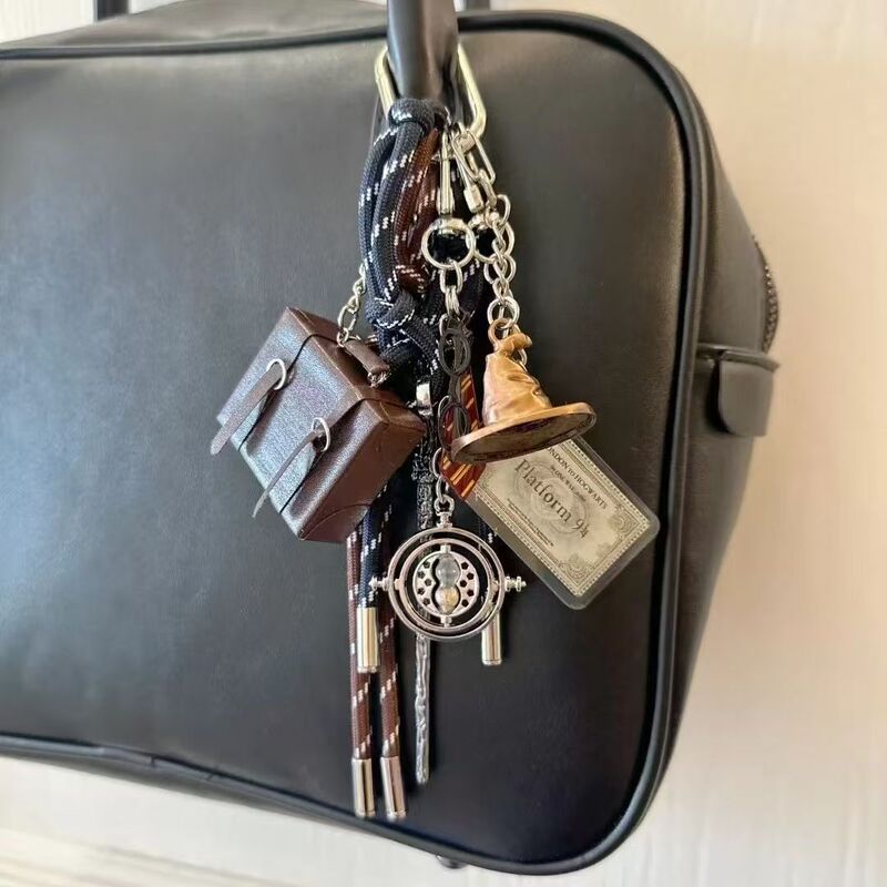 Harry Potter Merchandise Bag Charms Hogwarts Magic Keychain Pendant Decoration Harry Fan Birthday Gift for Women Harry Potter Merchandise Bag Charms Hogwarts Magic Keychain Pendant Decoration Harry Fan Birthday Gift for Women