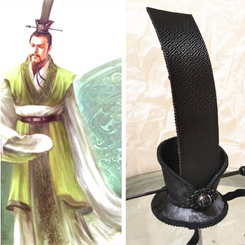 Warrior Hats from the Warring States Period, Chu Kingdom Hanfu Headgear, Male Qu Yuan Headdress, Liu Bei Headdress, Wu Zixu Headdress, Headwear