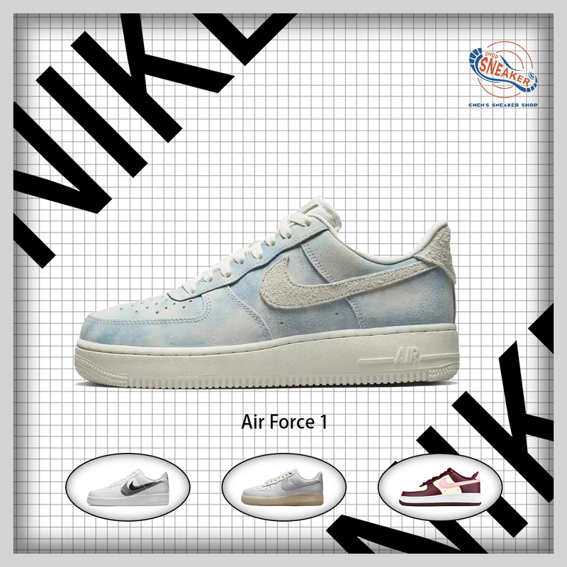 Nike Air Force 1Af1 Air Force One Lightweight, Breathable, Shock-Absorbing Low-Top Casual Shoes Fd0883-400