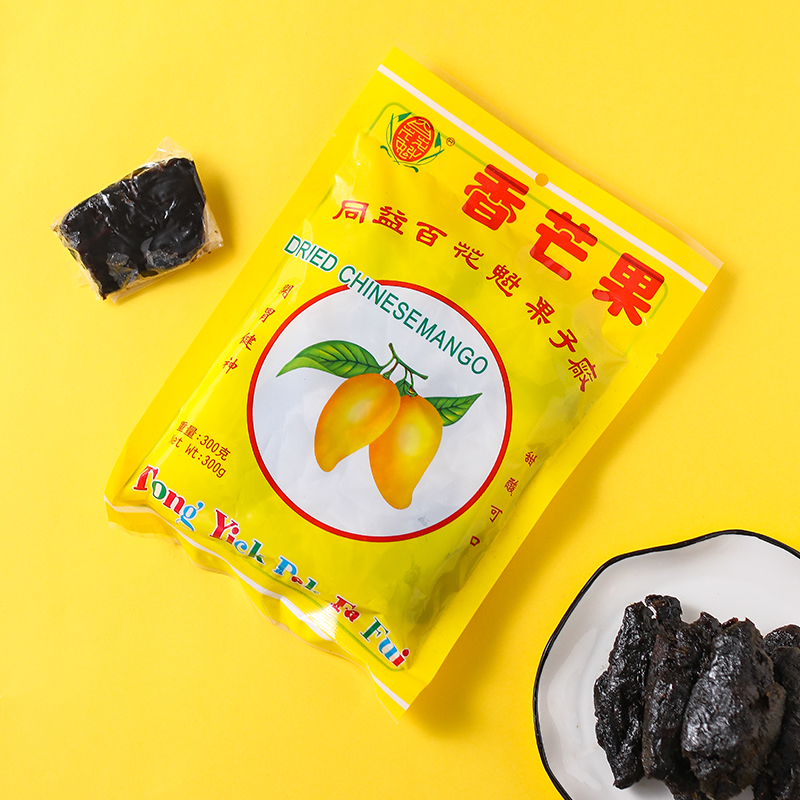Macao Baihuaqui sauce dried mango 300g fruit dried candied fruit bulk nostalgic childhood snacks