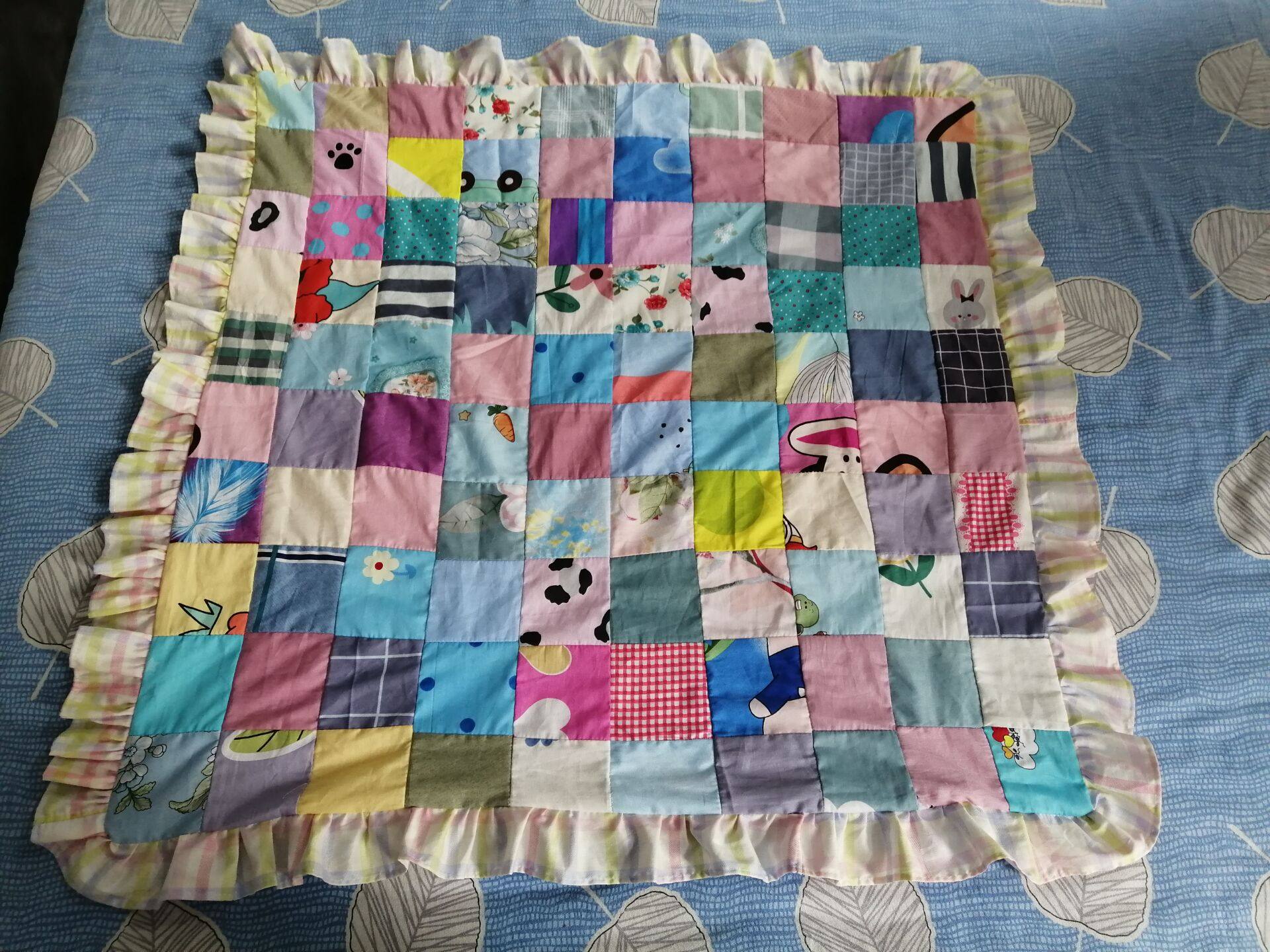 Customized newborn 100 home quilt baby cotton quilt handmade patchwork baby comfort quilt 100% cotton