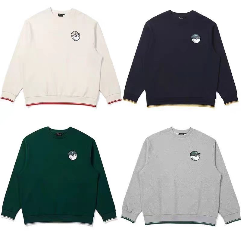 Korean Golf Clothing Men's New Round Neck Sports Casual Fashion Comfortable Breathable Sweatshirt