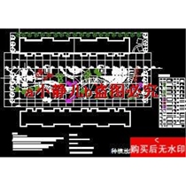 A family building planting cad drawing garden landscape dwg drawing