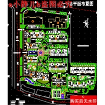 A communitys landscape environment planning master plan CAD drawings garden landscape DWG drawings