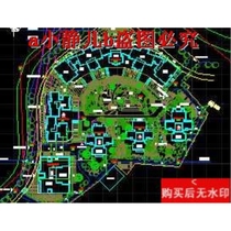 Landscape cad drawings of a multi-story residential area garden landscape dwg drawings