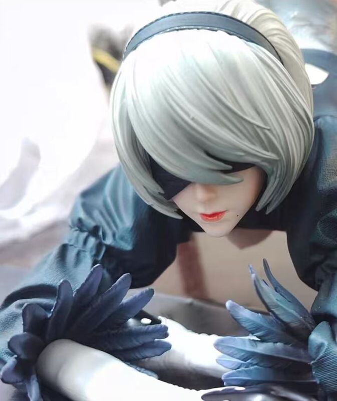 【Featured Selection】Domestic High-Quality New Series Detailed Version in Stock Lying Posture 2B Nier Figure Model Ornament