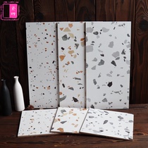 Color bright size granular terrazzo wall tiles 300x600 living room kitchen bathroom matching non-slip tiles