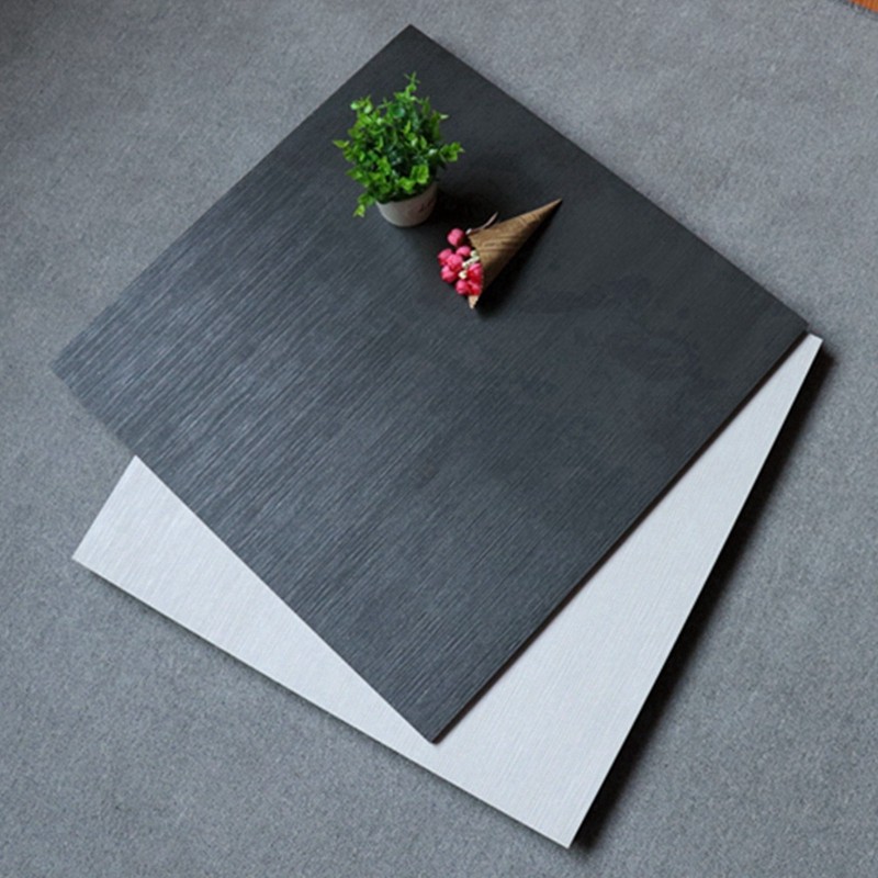 Whole body brushed 600x600 simple non-slip dirt-resistant ceramic cement brick Nordic solid color shopping mall facade antique brick