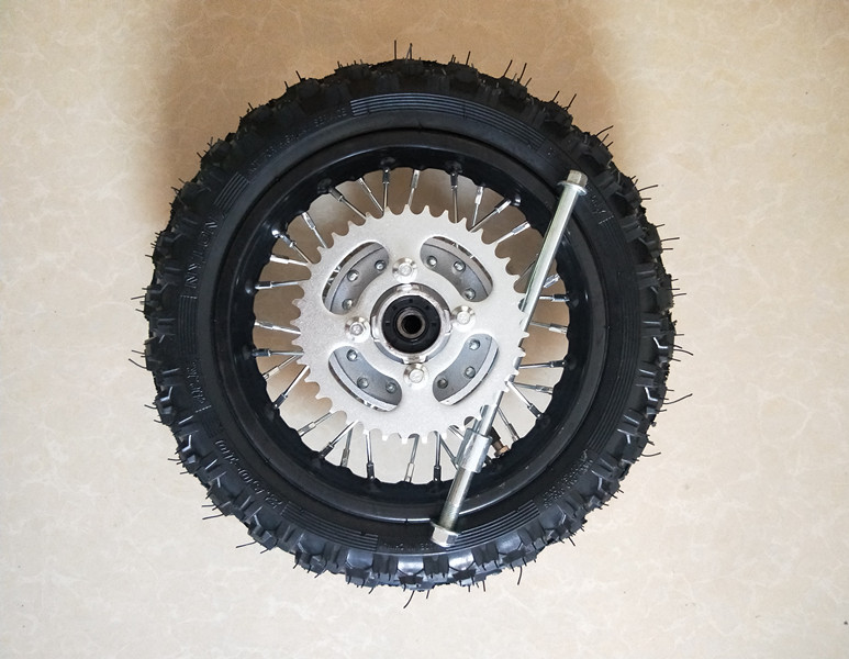 Xe mô tô việt dã tốc độ cao nhỏ Đại bàng bay nhỏ Xe địa hình lốp 2,50-10 inch với bộ phanh đĩa trước và sau lốp xe máy thồ