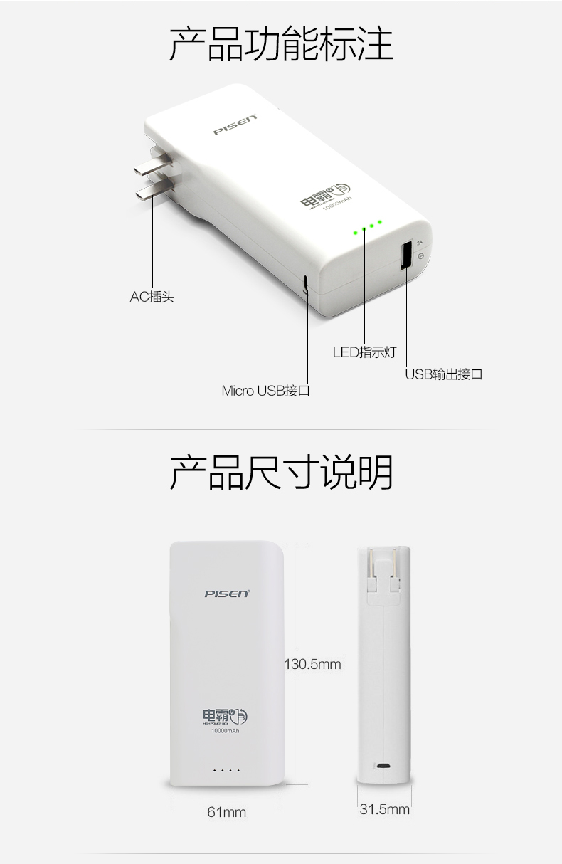 Sản phẩm giành được năng lượng di động 10000 mAh năng lượng điện năm thế hệ vivo Apple Huawei di động với phích cắm sạc pin kho báu có thể trên máy bay cá nhân sáng tạo dung lượng 10.000 mAh dự phòng dung lượng cực lớn - Ngân hàng điện thoại di động pin sạc dự phòng 20000mah