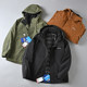 Three-in-one autumn and winter outdoor warm hooded down jacket